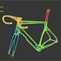 Cervelo Road Bike Frame With Modern Aerodynamic Design And Lightweight Structure