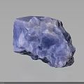 Vibrant Natural Raw Blue Gemstone With Rough Surface And Crystalline Texture