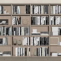 Modern Bookcase Bookshelf 3d model