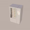 White Commercial Vending Machine With Various Products For Public Spaces