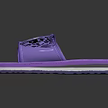 Purple Casual Slide Slippers With Comfortable Strap And Non Slip Sole Design