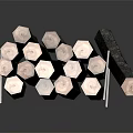 High Quality Wooden Stone Planks Stacked With Natural Texture For Construction Materials