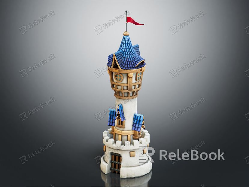 European Castle Small Castle model