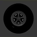High Quality Car Wheel Tire With Shiny Alloy Rim As Auto Parts