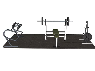 Modern Fitness Equipment Sports Equipment Sports Equipment Sports Equipment Exercise Equipment 3d model