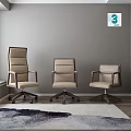 Brown Leather Office Chairs With Wooden Armrests Various Styles And Dimension Diagrams