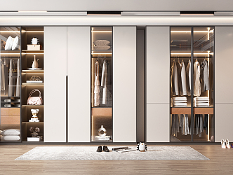 Modern wardrobe 3d model