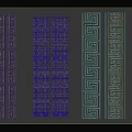 Various Traditional Geometric Ornamental Patterns With Intricate Designs And Repeating Motifs
