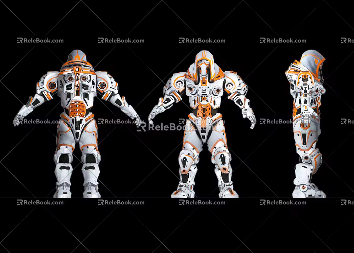 Modern Robot Toy 3d model