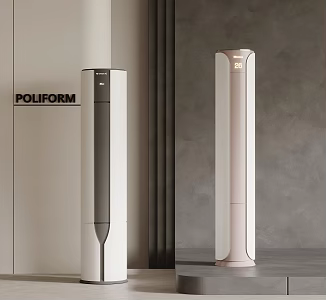 modern vertical air conditioner 3d model