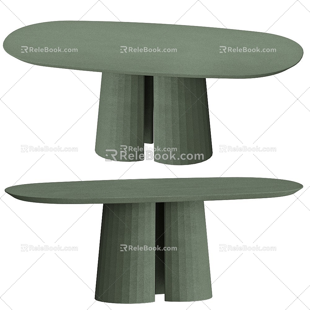 Forma Cemento coffee table 3d model