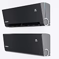 Modern Black Midea Air Conditioner Fan With 26 Degree Display And Wall Mounted Design