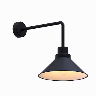 medieval wall lamp retro wall lamp 3d model