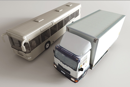 Bus Truck Bus Motor Vehicle 3d model