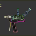 Science Fiction Firearms Next Generation Firearms Science Fiction Game Gun Game Firearms Game Gun Concept Gun Laser Gun 3d model