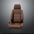 Elegant Red Leather Modern Chair With Comfortable Cushion And Ergonomic Backrest