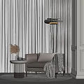 Modern single sofa 3d model