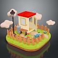 cartoon wooden house cartoon wooden house cartoon wooden house cartoon wooden house cartoon forest wooden house 3d model