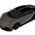 Sleek Modern Sports Car with Aerodynamic Body Design and Large Alloy Wheels