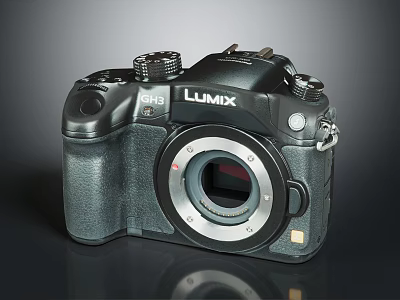 LUMIX High Quality Professional Digital Camera With Advanced Electronic Features And Design 3d model