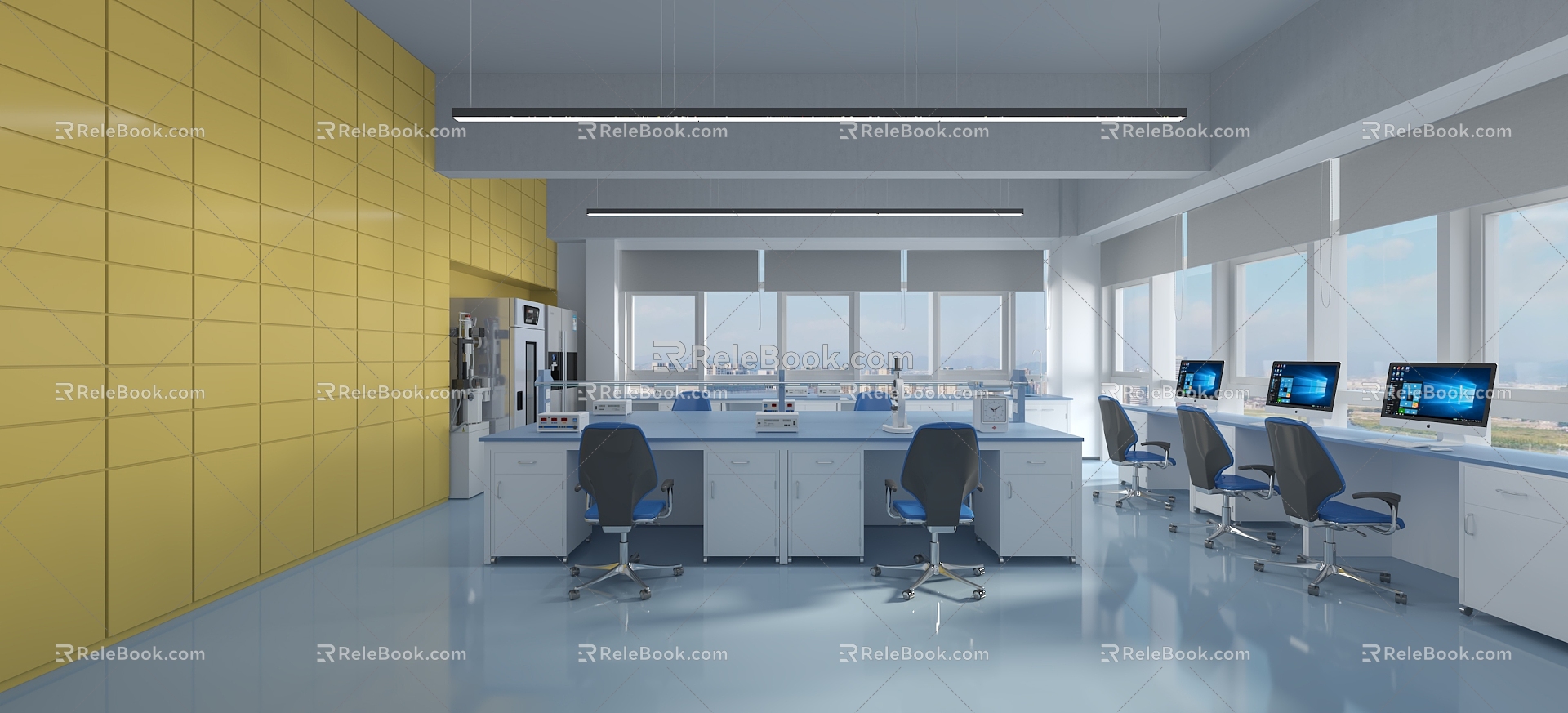 Modern Laboratory Laboratory Workshop 3d model