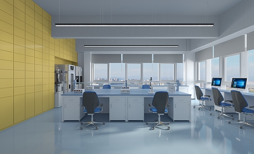 Modern Laboratory Workshop 3d model