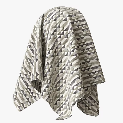 Modern Open Kitchen Interior Design With Island Counter And Appliances 3d model