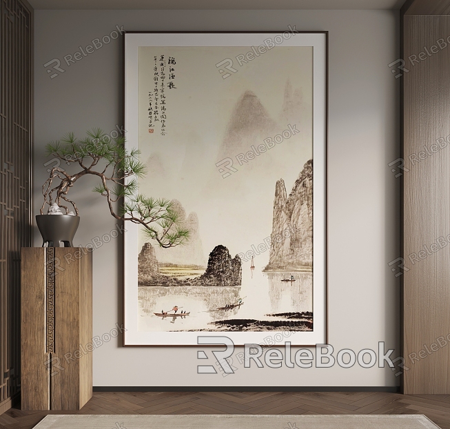 New Chinese Hanging Paintings Chinese Hanging Paintings model