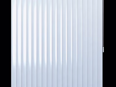 White Vertical Blinds Modern Minimalist Home Window Decor Design With Light Control 3d model