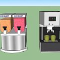 Essential Kitchen Appliances Featuring Yellow Mixer White Blender And Silver Food Processor