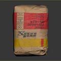 Cement Bag With Red Yellow Packaging And CEM I 42.5 R Label 3d model