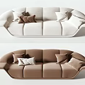 Modern Multiplayer Sofa 3d model
