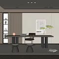 Modern study 3d model