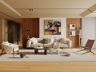 Living room 3d model