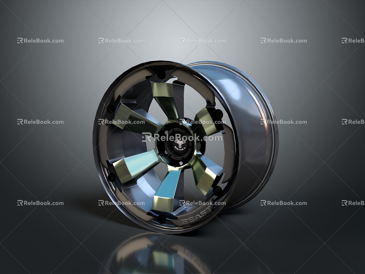 Tire tire wheel hub Volkswagen wheel hub Volkswagen tire new tire car outer tire car wheel hub 3d model