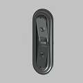 Modern Metal Door Handle With Sleek Exterior And Secure Screw Installation For Home Hardware