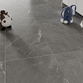 Modern Grey Imitation Marble Soft Light Floor Tile Living Room Grey Marble Tile Plush Toy 3d model