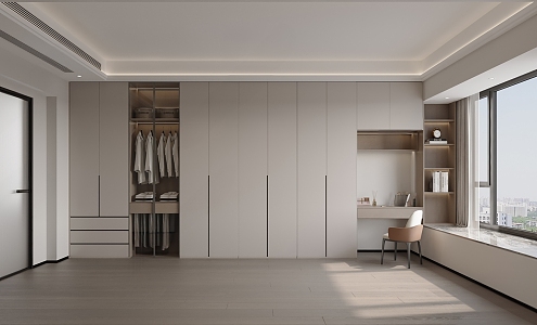 Wardrobe dresser combination 3d model