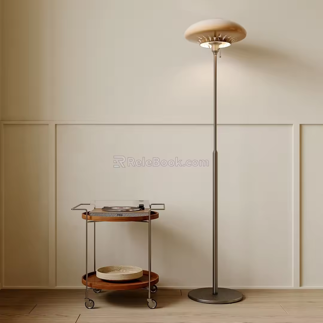 Floor lamp side corner several 3d model