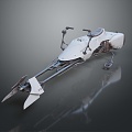 Jet Motorcycle Sci-Fi Motorcycle Concept Motorcycle Flying Car Space Flying Car Space Motorcycle 3d model