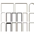 Modern Metal Furniture Handles With Various Shapes And Color Options