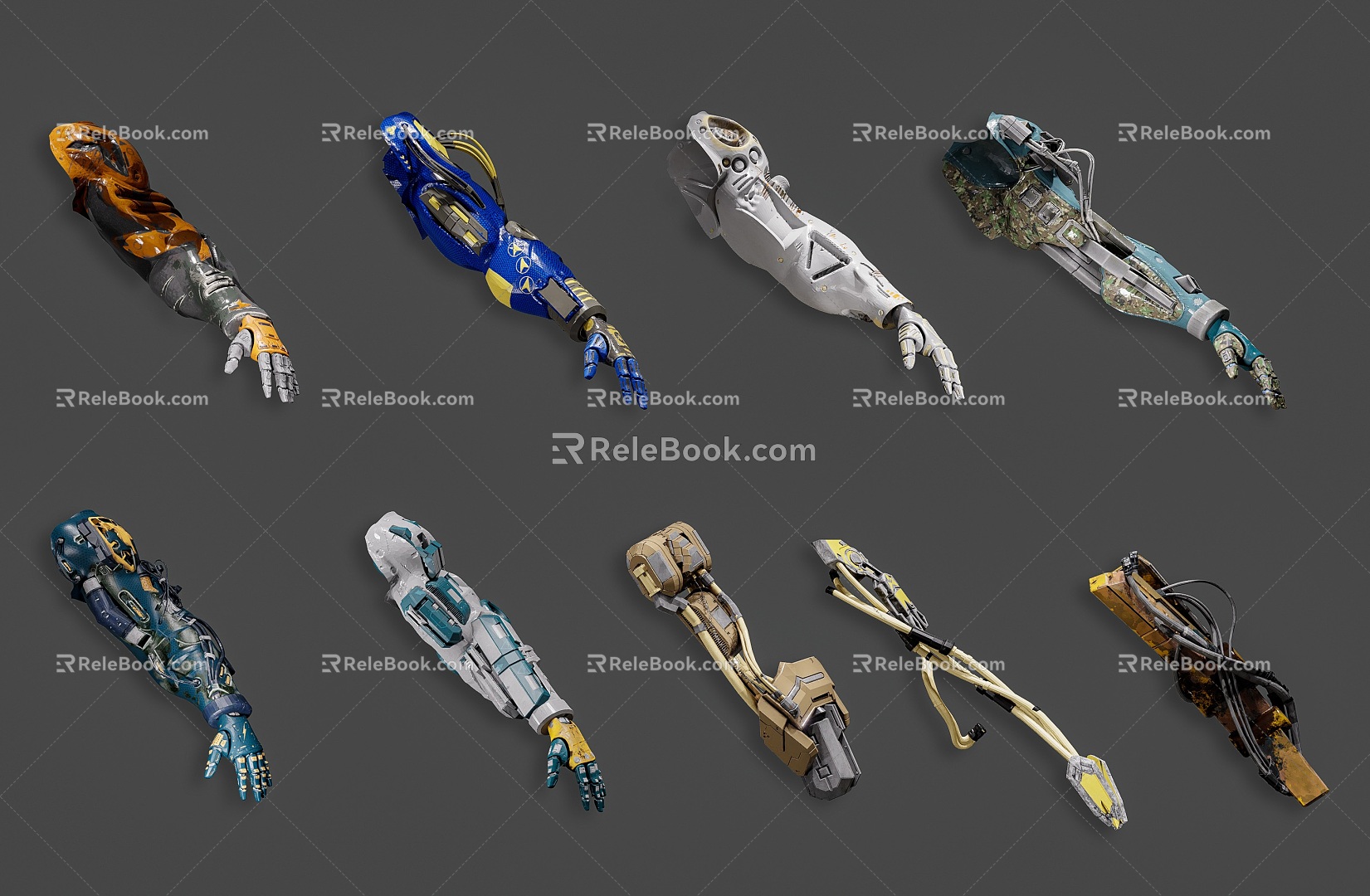 Mechanical Arm Bionic Mechanical Arm Equipment Medical Equipment Arm Industrial Mechanical Arm Automation Mechanical Arm Equipment Robot Arm 3d model