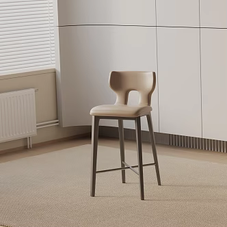 Modern Bar Chair 3d model