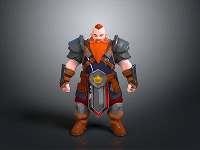 Dwarf Gnome Warrior Gnome Warrior Female Dwarf Female Gnome Female Elf Cartoon Witch 3d model