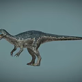 Realistic 3D Dinosaur Model With Open Mouth And Detailed Skin Texture