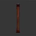 Solid Mahogany Billiard Cue Rack with Storage Balls Triangle and Cues
