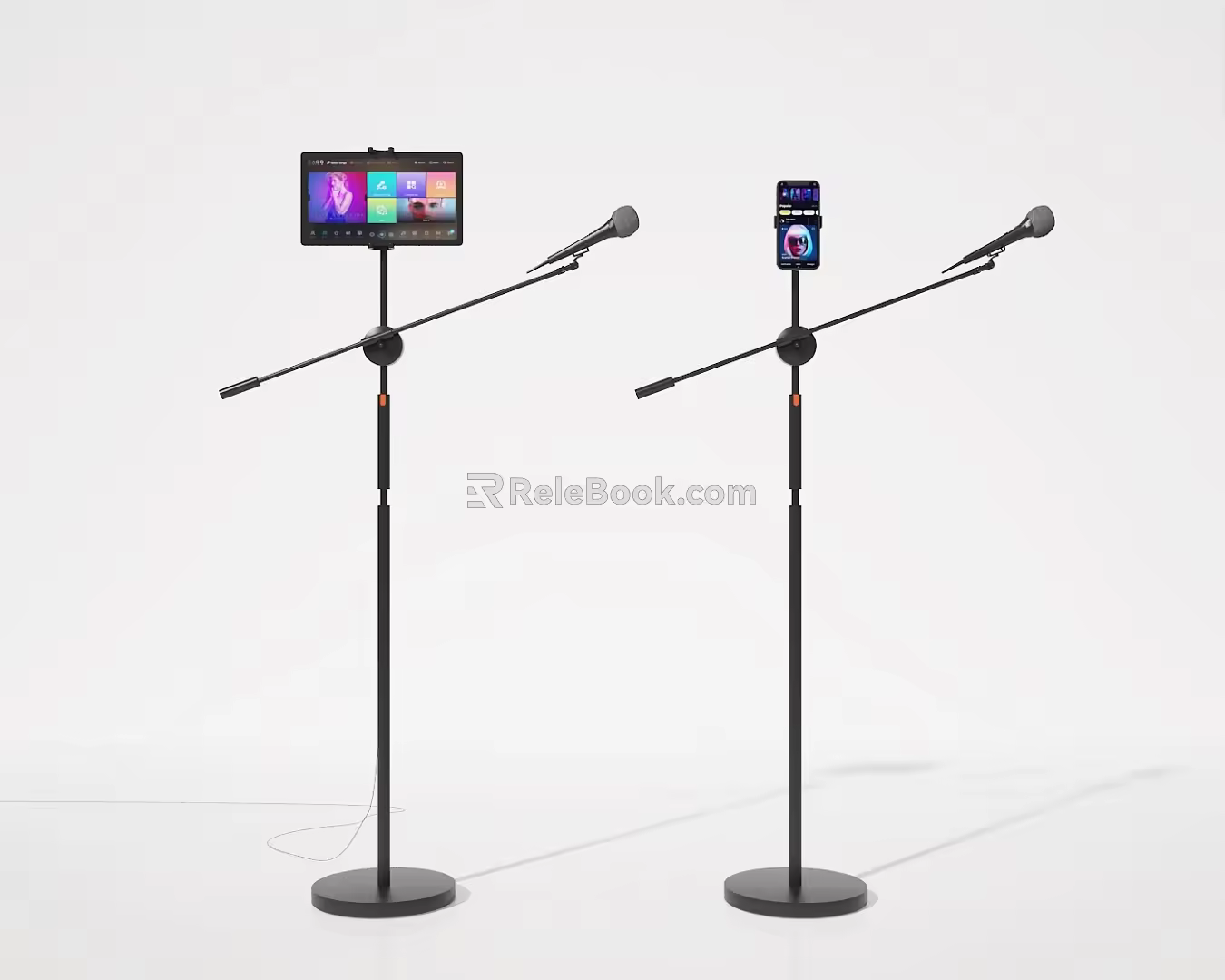 Modern mobile phone stand mobile phone stand live broadcast stand live broadcast machine mobile phone broadcaster 3d model