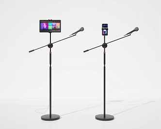Modern mobile phone stand mobile phone stand live broadcast stand live broadcast machine mobile phone broadcaster 3d model