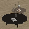 Coffee table combination 3d model
