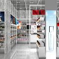 Simple style beauty store 3d model